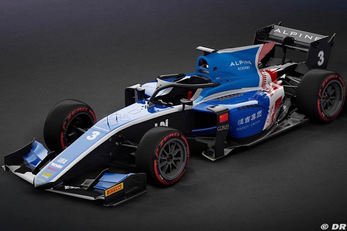 Motorsport | F2 | Guanyu Zhou aura la même livrée qu'Alpine F1 chez UNI ...